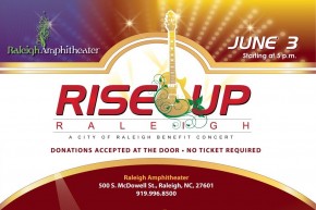 Rise Up Raleigh Concert Poster