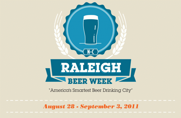 Raleigh Beer Week, August 28 - September 2