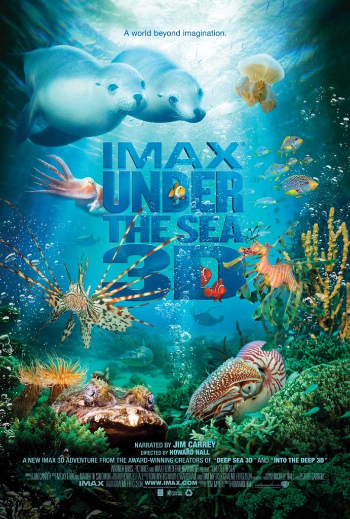 IMAX Under the Sea 3D Movie Poster, IMAX Raleigh, NC