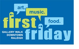 First Friday, downtown Raleigh, NC