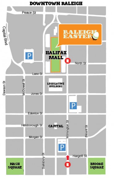 Raleigh-NC-Easter-Egg-Hunt-Saturday-April-7-2012-Halifax-Mall-Map