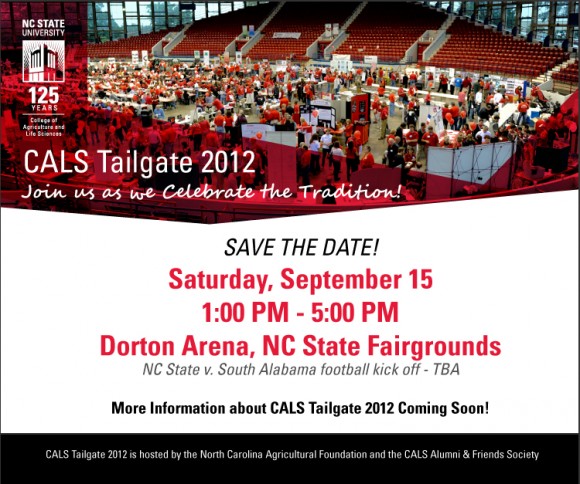 NC State Fooball 2012 Kickoff CALS Tailgate Dorton Area September 15, 2012