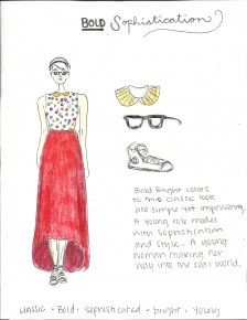 Rachel Bridge - Couture for a Cause Garment Sketch
