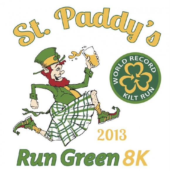 St Paddy’s Run Green 8k, Tir Na nOg, Raleigh, NC